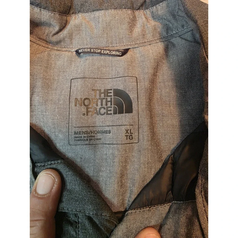 The North Face Men's Jacket Xl Gray ThermoBall Insulated Shirt Primaloft